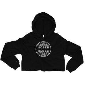 MoHo Logo Cropped Hoodie (White)